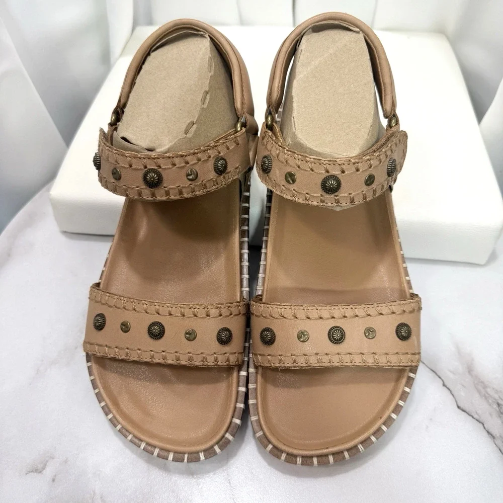 Lucky Brand Sandals Women’s Leather Upper Size 10M - Picture 4 of 16